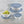 Sterilite Nesting Mixing Covered Bowl Set with Lids, Washed Blue (Set of 18)