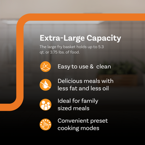 Complete Cuisine CC-5300-DG-AF 5.3-Quart Digital Air Fryer