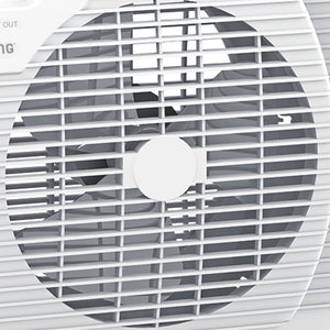 Cool-Living 9-Inch 2-Speed Portable Twin Window Fan with Carry Handle