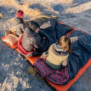 TETON Sports Celsius XXL 0 Degree Right Zipper Sleeping Bag for Camping, Black - TRAPSKI