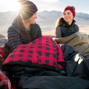 TETON Sports Celsius XXL 0 Degree Right Zipper Sleeping Bag for Camping, Black - TRAPSKI