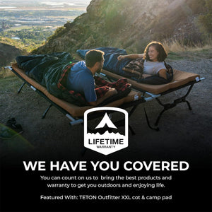 TETON Sports Celsius XXL 0 Degree Right Zipper Sleeping Bag for Camping, Gray