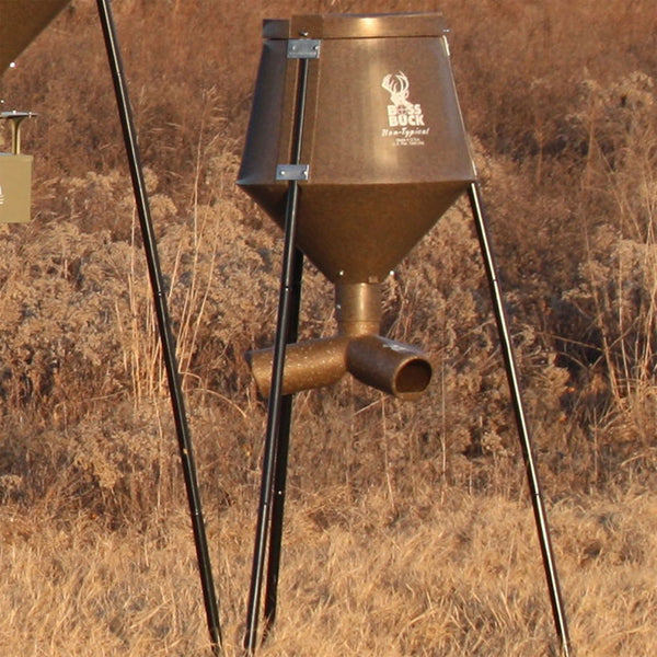 Boss Buck Gravity Fed Tripod Game Deer Corn and Protein Pellet Feeder (3 Pack)