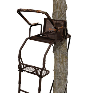 Big Game Warrior DXT 17' Portable Hunting Outside Tree Stand Ladder (2 Pack)