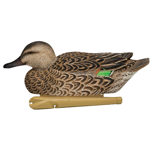 Avian X Topflight Green-Winged Teal Duck, Floating Decoys, Set of 6, Multicolor