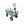 Green Thumb 4 Wheel 38 x 20 Inches Garden Cart with Removable Mesh Sidewalls