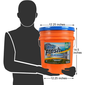 Ultra Fresh 6X Platinum 5 Gallon Laundry Detergent, Mountain Fresh (2 Pack)