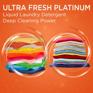 Ultra Fresh 6X Platinum 5 Gallon Laundry Detergent, Mountain Fresh (3 Pack) - TRAPSKI