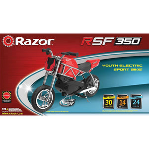 Razor RSF350 Single Speed Electric Bike w/ Pneumatic Tires & Chain Driven Motor - TRAPSKI
