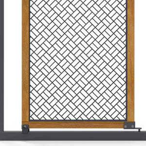 Summer Infant 26 Inch Extra Tall Doorway 36S Series Pet and Baby Gate, Oak Wood