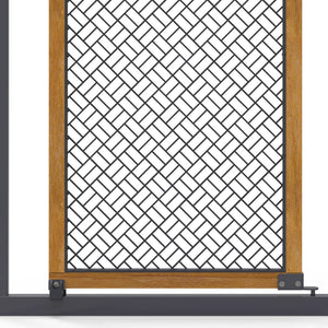 Summer Infant 26 Inch Extra Tall Doorway 36S Series Pet and Baby Gate, Oak Wood