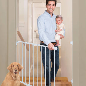 Ingenuity 30" Summer Infant Top of Stairs Simple to Secure Baby Gate, White