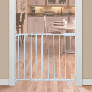 Ingenuity 30" Summer Infant Top of Stairs Simple to Secure Baby Gate, White