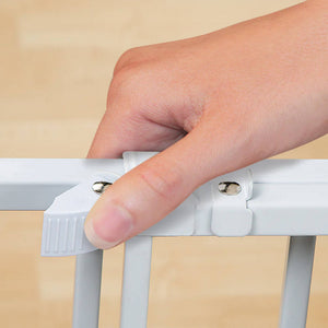 Ingenuity 30" Summer Infant Top of Stairs Simple to Secure Baby Gate, White