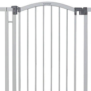 Summer Infant 38 Inch Extra Tall and Wide Pet and Baby Mounted Safety Gate, Gray