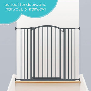 Ingenuity Summer Infant 36 Inch Extra Tall and Wide Pet and Baby Gate, Gray