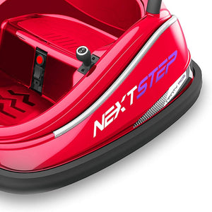 Serenelife 360 Degree Spinning Bumper Car w/Adjustable Belt & Controls, Red
