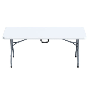 Peakform Compact Folding Banquet Table for Indoor or Outdoor Use, 6 Foot, White