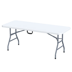 Peakform Compact Folding Banquet Table for Indoor or Outdoor Use, 6 Foot, White