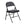 Peakform Folding Vinyl Padded Chair with Comfortable Seat Cushion, 4 Pack, Black