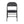 Peakform Folding Vinyl Padded Chair with Comfortable Seat Cushion, 4 Pack, Black