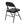 Peakform Folding Vinyl Padded Chair with Comfortable Seat Cushion, 4 Pack, Black