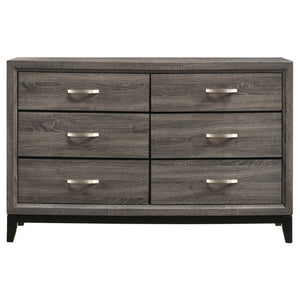 Cabrillo - 6 Drawer Dresser - Gray