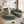 Round Oversized Sofa Bed With 5 Throw Pillows