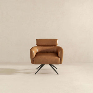 Camila Genuine Leather Lounge Chair