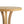 Natural Finish Round Wood Accent Table