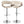 Vintage Mod - Mid Century Modern Adjustable Height Barstool With Swivel With Rounded T Footrest (Set of 2)