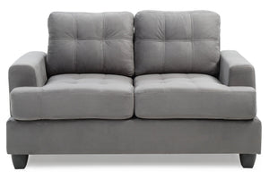 Stylish Transitional Loveseat For Two