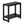 Accent Side Table Narrow Small 2-Tier Contemporary Modern