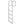Removable Dock Ladder, 4 Steps, Aluminum Alloy Pontoon Boat Swim Ladder