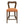 Counter Stool Without Arm (Walnut + Caramel) Set of 2