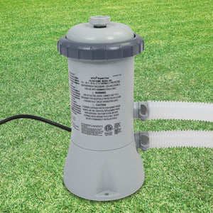 Intex 15’x33” Inflatable Swimming Pool w/ Filter Pump & 15’ Pool Cover (2 Pack)