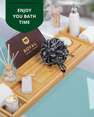 Bath Sponge Set of 3, Black - TRAPSKI