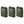 Scepter BPA Durable 5 Gallon Portable Water Jug Storage Container, Green, 3 Pack