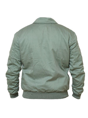 Men Jordan Green Cotton Jacket