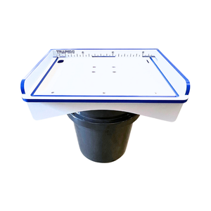 Premium Rod Mount 18" or 33" Raised Fillet Table – 3-in-1 Bait & Fish Station | Fits Rod Holders, Buckets & Flat Surfaces | Marine-Grade HDPE | Ruler, Juice Groove, Knife & Tool Slots