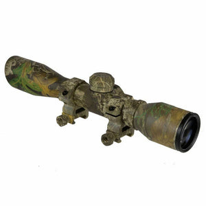 TruGlo 4 x 32 Illuminated Aluminum Crossbow Scope w/ Weaver Rings, Camouflage