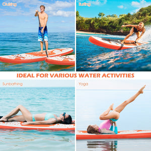Inflatable Stand Up Paddle Board with Backpack Aluminum Paddle Pump