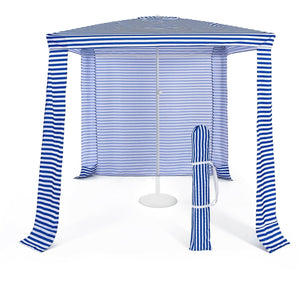 6.6 x 6.6 Feet Foldable and Easy-Setup Beach Canopy With Carry Bag-Navy
