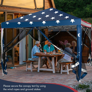 10 FT x 10 FT Pop-Up Canopy Tent Easy Setup Instant Folding Shelter with Mesh Netting