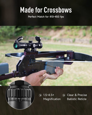 Pinty 1.5-4.5x32 Crossbow Optics SFP Hunting Scope