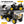 12V Ride on Tractor with 3-Gear-Shift Ground Loader for Kids 3+ Years Old