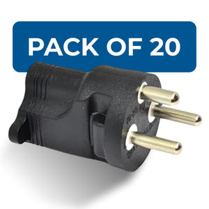 Denmark Travel Adapter - Type K - Industrial Grade (IG-20) - TRAPSKI