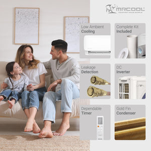 MRCOOL Easy Pro 24,000 BTU Ductless Heat Pump Split System with 16 Foot Lineset