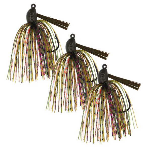 Reaction Tackle Swim Jigs – Premium Weedless Bass Fishing Lures- 3 Pack