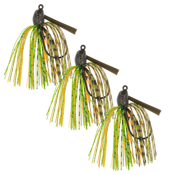 Reaction Tackle Swim Jigs – Premium Weedless Bass Fishing Lures- 3 Pack